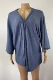 Casual Street Solid Patchwork Tops Sweater