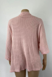 Casual Street Solid Patchwork Tops Sweater