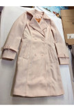 Casual Elegant Solid Patchwork Buckle Turndown Collar Outerwear