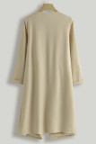 Fashion Casual Solid Outerwear