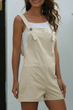 Fashion Casual Solid Spaghetti Strap Loose Rompers