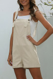 Fashion Casual Solid Spaghetti Strap Loose Rompers
