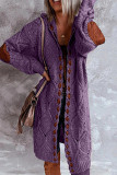 Casual Street Patchwork Contrast Hooded Collar Tops Sweater