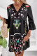 Casual Floral Lace V Neck Printed Dresses