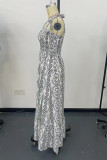 Bohemian Vacation National Totem Print Frenulum Slit Printed Dresses