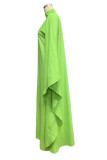 Casual Simplicity Solid Asymmetrical Halter Irregular Dress Dresses
