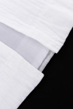 Elegant Solid Buckle O Neck Sleeveless Two Pieces