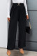Casual Daily Solid Color Patchwork Loose High Waist Straight Solid Color Bottoms