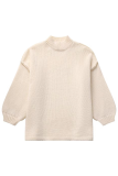 Casual Daily Solid Color O Neck Tops