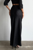Elegant Leopard Print Jacquard Zipper Regular High Waist Full Print Bottoms