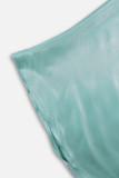 Elegant Solid Color Reflective O Neck Long Dresses