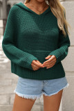 Casual Street The stars Pocket Patchwork Weave Hooded Tops
