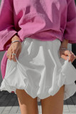 Casual Street Solid Color Zipper High Waist Type A Solid Color Bottoms