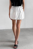 Casual Daily Solid Color Patchwork Loose High Waist Type A Solid Color Bottoms