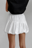 Casual Daily Solid Color Patchwork Loose High Waist Type A Solid Color Bottoms