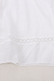 Casual Vacation Solid Color Patchwork See-Through Swimwears Cover Up
