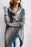 Fashion Casual Solid Patchwork O Neck Mid Waist Tops