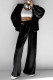 Casual Street Solid Color Fluffy Hooded Long Sleeve Two Pieces