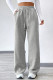 Casual Daily Letter Print Draw String Pocket Loose High Waist Wide Leg Positioning Print Bottoms