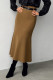 Elegant Solid Color Patchwork Fishtail Regular High Waist Solid Color Bottoms