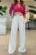 Sexy Street Solid Color Pocket Patchwork Turndown Collar Long Sleeve Two Pieces(No Belt)