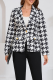 Casual Daily Plaid Buttons Contrast Turn-back Collar Outerwear