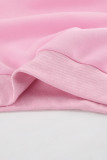 Casual Street Solid Color Pocket Buttons Turndown Collar Long Sleeve Two Pieces