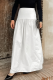 Casual Street Solid Color Patchwork Zipper Loose High Waist Type A Solid Color Bottoms