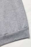 Casual Solid Color Zipper O Neck Tops