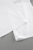 Casual Solid Color Pocket Lace Up V Neck Long Sleeve Two Pieces