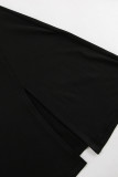 Sexy Solid Color Cross Straps Square Neck A Line Dresses