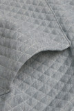 Casual Daily Solid Color Pocket Zipper Texture Turndown Collar Tops