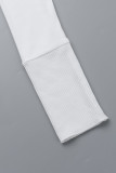 Casual Daily Solid Color Buttons O Neck Outerwear