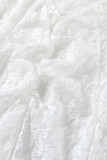 Sexy Solid Color Lace Backless Fishtail Off Shoulder Long Dresses