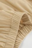 Casual Street Solid Color Zipper Strapless Sleeveless Two Pieces