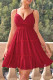 Sexy Solid Color Patchwork Backless V Neck Sling Dresses