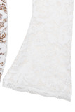 Sexy Solid Color Lace Half A Turtleneck Fishtail Dresses