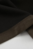 Casual Daily Solid Color Pocket Turndown Collar Outerwear