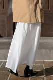 Casual Solid Color High Waist Type A Solid Color Bottoms