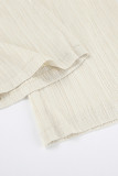 Sexy Solid Color Pocket Strap Design Halter Sleeveless Two Pieces