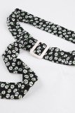 Elegant Floral Print Patchwork Peter Pan Collar A Line Dresses