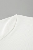 Daily Solid Color Potholes Turtleneck Tops