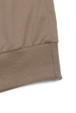 Casual Daily Solid Color Buttons O Neck Long Sleeve Two Pieces