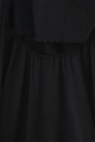 Sexy Solid Color Backless Halter Evening Dresses