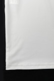 Sexy Solid Color Ruched Sloping Shoulder Two Pieces