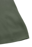 Casual Solid Color Slit With Belt O Neck Vest Dresses