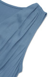 Vacation Solid Color Pocket V Neck Sleeveless Dresses