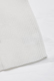 Sexy Solid Color Bow Decor Contrast O Neck Tops