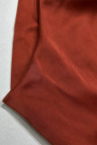 Elegant Solid Color Backless Fishtail Halter Fishtail Dresses