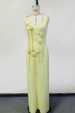 Sexy Solid Color Flower Shape Swimwears Cover Up